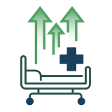 Icon Representing Temperature Shifts And Weather Changes Increasing Asthma Risk