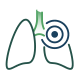 Icon Representing Respiratory Viral Infections Triggering Asthma Exacerbations