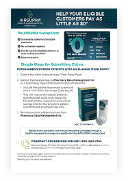 AIRSUPRA Asthma Rescue Inhaler Savings Card Instructions Brochure